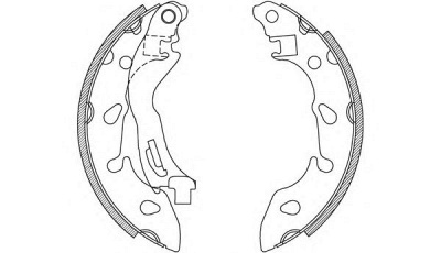 OPEN PARTS bsa223500 -  Комплект тормозных колодок